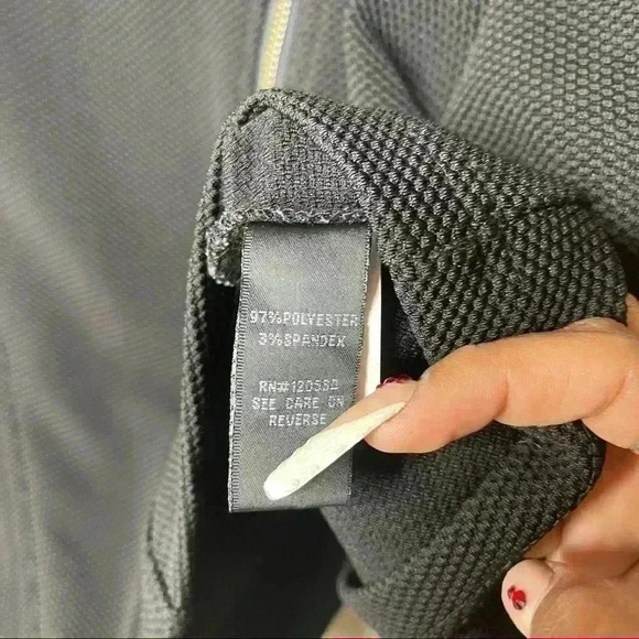 Torrid Black Scuba Textured Moto Jacket In Navy Blazer sz 3 - Picture 3 of 6